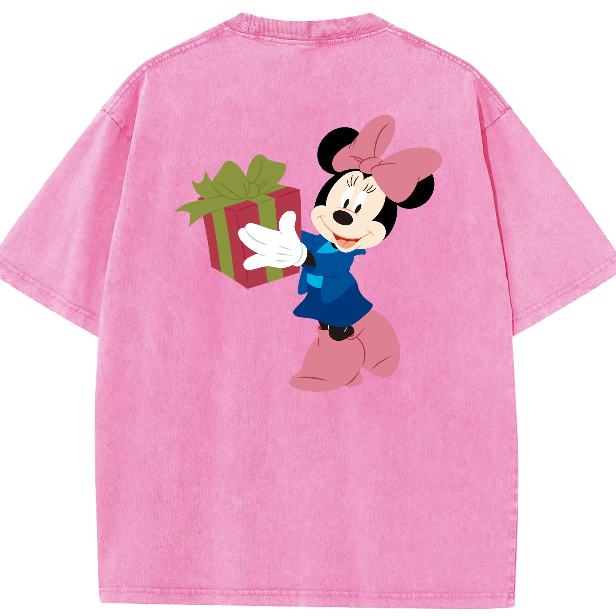 （画像用） ミッキーマウス Mickey Mouse 綿100% ヴィンテージ風 半袖Tシャツ（背面プリント）